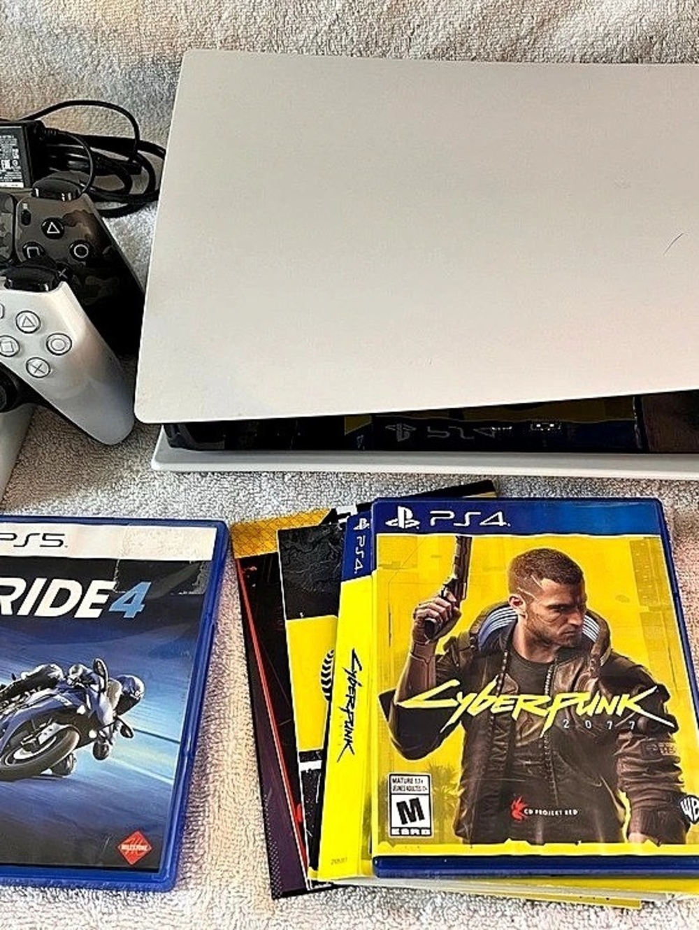 Sony PlayStation 5 Disc version Console Bundle with 1Tb, Games, DualSense Contro